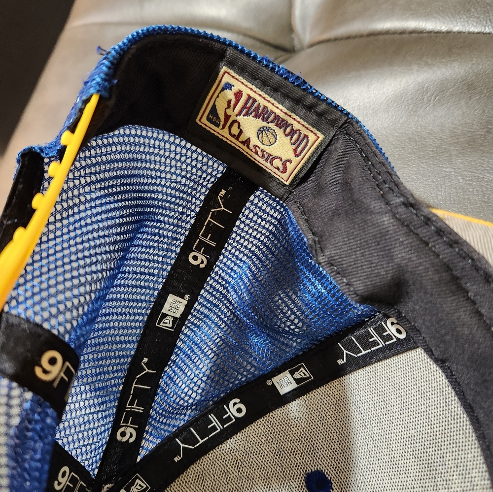 New Era HardWood Classic Golden State Warriors Snap Back Hat - Picture 8 of 8